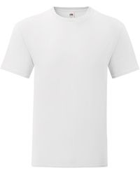 Fruit Of The Loom - Iconisch T-shirt (wit) - Lyst