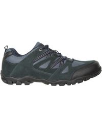 Mountain Warehouse - Outdoor Iii Suède Wandelschoenen Voor (marine) - Lyst