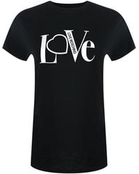 Moschino - Love Logo T-Shirt Cotton - Lyst