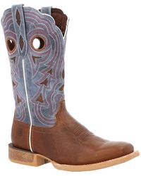 Durango - Lady Rebel Pro Leather Golden/Periwinkle Boots - Lyst