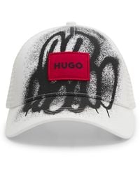 HUGO - Accessories Kody Slawn Curved Brim Trucker Cap - Lyst