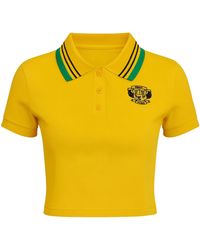 PUMA - X Rihanna Fenty Cropped Polo Shirt Cotton - Lyst
