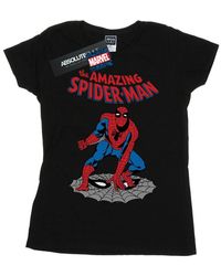 Marvel - Ladies The Amazing Spider- Cotton T-Shirt - Lyst