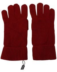 Dolce & Gabbana - Cashmere Knit Winter Gloves - Lyst