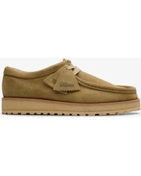 Clarks - Walla Scout Lo Dark Sand Suede Shoes - Lyst