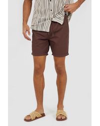 Brave Soul - Cotton Chino Shorts With Turn Up Hem - Lyst