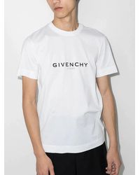 Givenchy - Reversible Logo-print Cotton-jersey T-shirt - Lyst