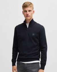 BOSS - Kanobix S 1/4 Zip Jumper - Lyst