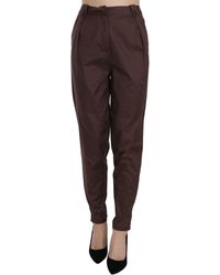 Just Cavalli - Hose mit hoher Taille und schmal zulaufender Form - Lyst