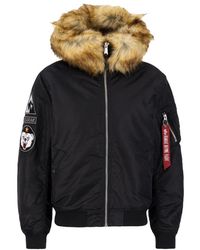 Alpha Industries - Ma-1 Hooded Arctic Bomber Jacket - Lyst