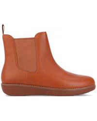 Fitflop - Womenss Fit Flop Sumi Leather Chelsea Boots - Lyst