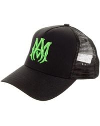 Amiri - Schwarze Trucker-Kappe Mit Ma-Logo - Lyst