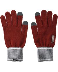 PUMA - Adult Knitted Winter Gloves Heather) - Lyst