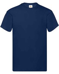 Fruit Of The Loom - Adult Cotton T-Shirt (Dark) - Lyst