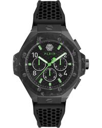 Philipp Plein - Chronograph Royal Quartz Silicone Strap Watch, 46Mm - Lyst