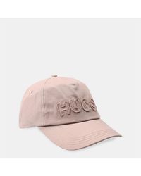 HUGO - Accessories Fr Cap With Raw Edge Logo - Lyst