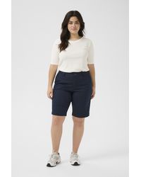 Kaffe - Short Regular Fit Midnight Marine - Lyst