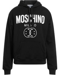 Moschino - Double Smiley Hoodie Cotton - Lyst