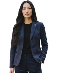 TruClothing - Tailored Check Tweed Blazer Formal Jacket - Lyst