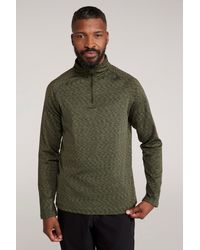 Mountain Warehouse - 'Power' Half Zip Midlayer Stretchy Quick Dry Lightweight Activewear Jumper - Lyst