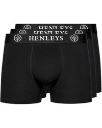 Henleys - Mcblacken Boxer Shorts (Pack Of 3) - Lyst