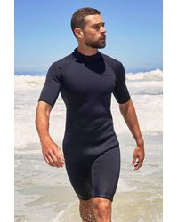Mountain Warehouse - Shorty Wetsuit With Easy Glide Zip Fastening Swimwear - Lyst