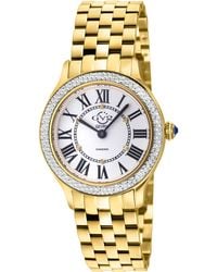 Gv2 - Milan Round Swiss Quartz Diamond Dial Bracelet Watch, 32 Mm - Lyst
