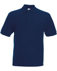 Fruit Of The Loom - 65/35 Heavyweight Pique Short Sleeve Polo Shirt - Lyst