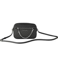 Michael Kors - Jet Set Large Leather Crossbody Bag - Lyst