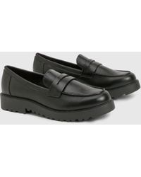 Boohoo - Wide Fit Chunky Loafers - Lyst