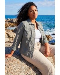 Roman - Curve Bengaline Pocket Jacket - Lyst