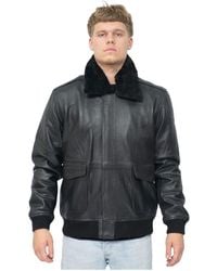 Infinity Leather - Air Force A2 Cowhide Bomber Jacket-Montreal - Lyst