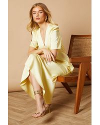 Oasis - Satin Midaxi Dress - Lyst