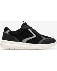 Clarks - Ezrinn Tie Combi Trainers - Lyst