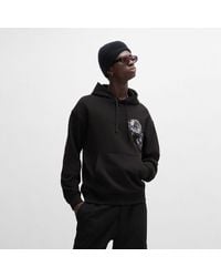 HUGO - Dirosehood Hoodie In Zwart - Lyst