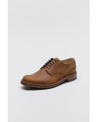 Chapman & Moore - Plain Derby Country Oiled Leather Tan Shoes - Lyst