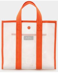 A.P.C. - Cabas Louise Small - Lyst