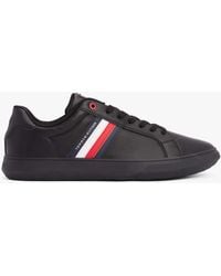 Tommy Hilfiger - Essential Leather Cupsole Trainers - Lyst