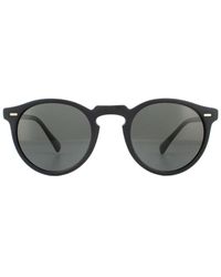 Oliver Peoples - Sunglasses Gregory Peck Ov5217S 1031P2 Semi Matte Crystal Midnight Express Polarised - Lyst
