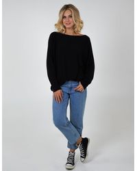 Blue Vanilla - Oversized Long Sleeve Top - Lyst