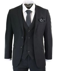 Paul Andrew - 3 Piece Plain Classic Retro Suit Canvas - Lyst