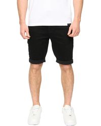 Crosshatch - Youlgreeve Denim Belted Shorts Wash) - Lyst