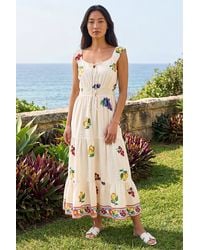 Roman - Petite Fruit Print Strappy Midi Dress - Lyst