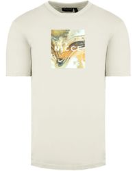 Nicce London - Round Neck Short Sleeve Aerial Box T-Shirt 211 1 09 12 0343 Cotton - Lyst