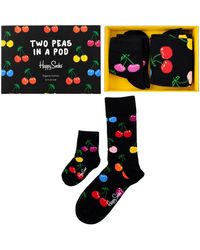 Happy Socks - 2-Pack Cherry Mini & Me Gift Set Cotton - Lyst