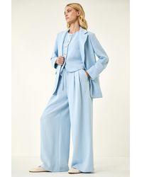 Roman - Fluid Tie Front Smart Trouser - Lyst