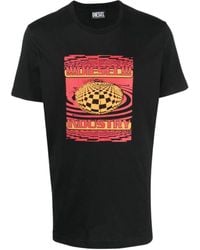 DIESEL - Industrial Design Cotton Tee - Lyst