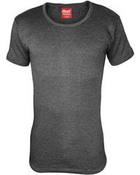 Heat Holders - Cotton Thermal Underwear Short Sleeve T Shirt Vest - Lyst