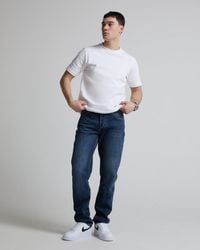 Alessandro Zavetti - Seluci Straight Fit Denim Jean - Lyst