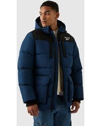 Reebok - Parka Puffer Jacket - Lyst